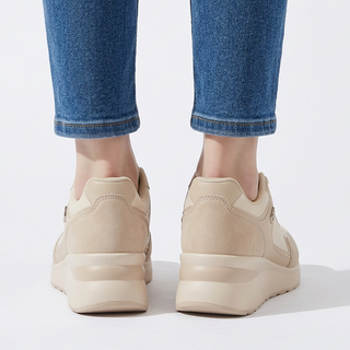 Rosa - Baskets confortables pour femmes avec talon compensé