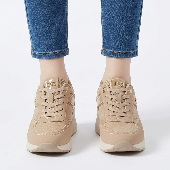 Rosa - Baskets confortables pour femmes avec talon compensé