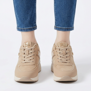 Rosa - Baskets confortables pour femmes avec talon compensé