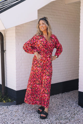 Dress Jasmine Orange/Rose
