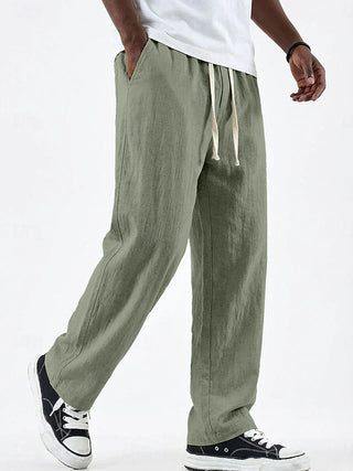 BRYNOUVELLE | PANTALONS EN LIN DE QUOTIDIEN POUR HOMMES