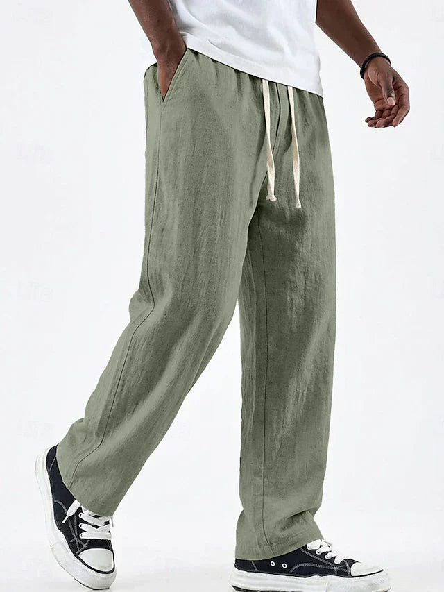 BRYNOUVELLE | PANTALONS EN LIN DE QUOTIDIEN POUR HOMMES