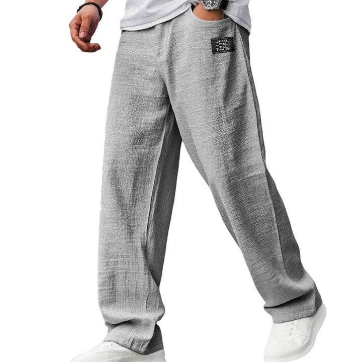 BRYNOUVELLE | PANTALON EN MÉLANGE DE LIN POUR HOMMES