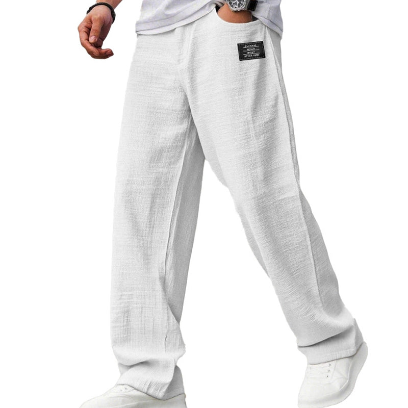 BRYNOUVELLE | PANTALON EN MÉLANGE DE LIN POUR HOMMES