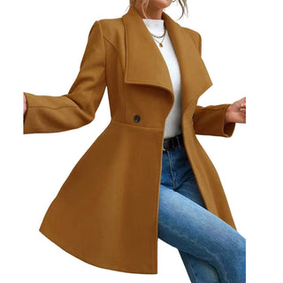 Manteau élégant mi-long pour femme – Silhouette sur mesure &amp; Style intemporel🧥