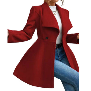Manteau élégant mi-long pour femme – Silhouette sur mesure &amp; Style intemporel🧥