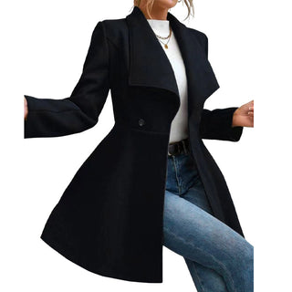 Manteau élégant mi-long pour femme – Silhouette sur mesure &amp; Style intemporel🧥