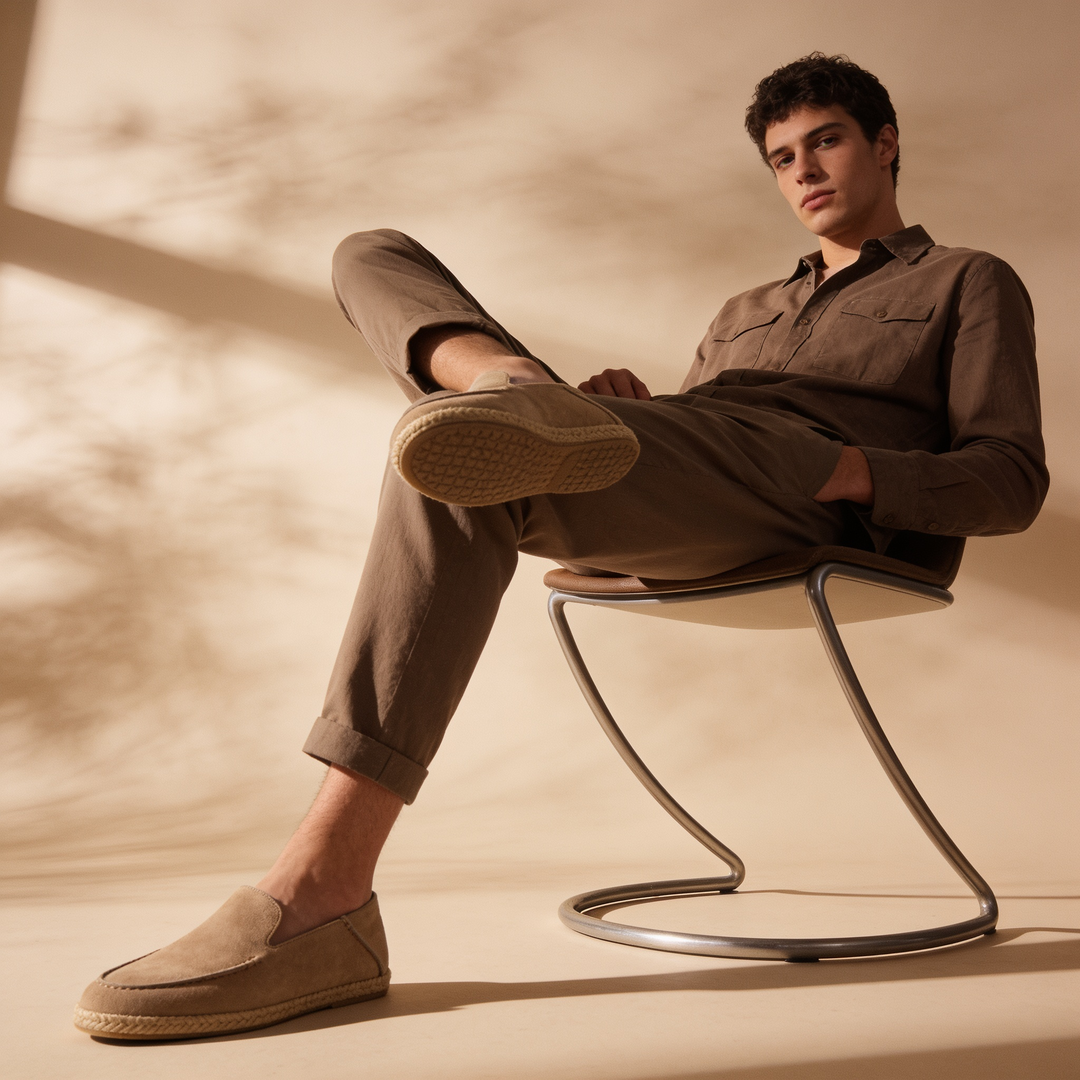 BRYNOUVELLE | Hommes Mocassins en Daim