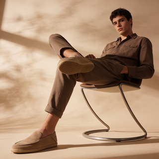 BRYNOUVELLE | Hommes Mocassins en Daim