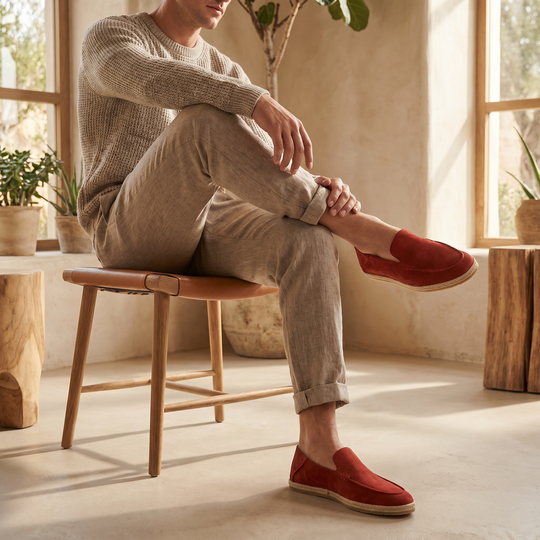 BRYNOUVELLE | Hommes Mocassins en Daim