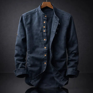 BRYNOUVELLE | Chemise Homme à Col Montant