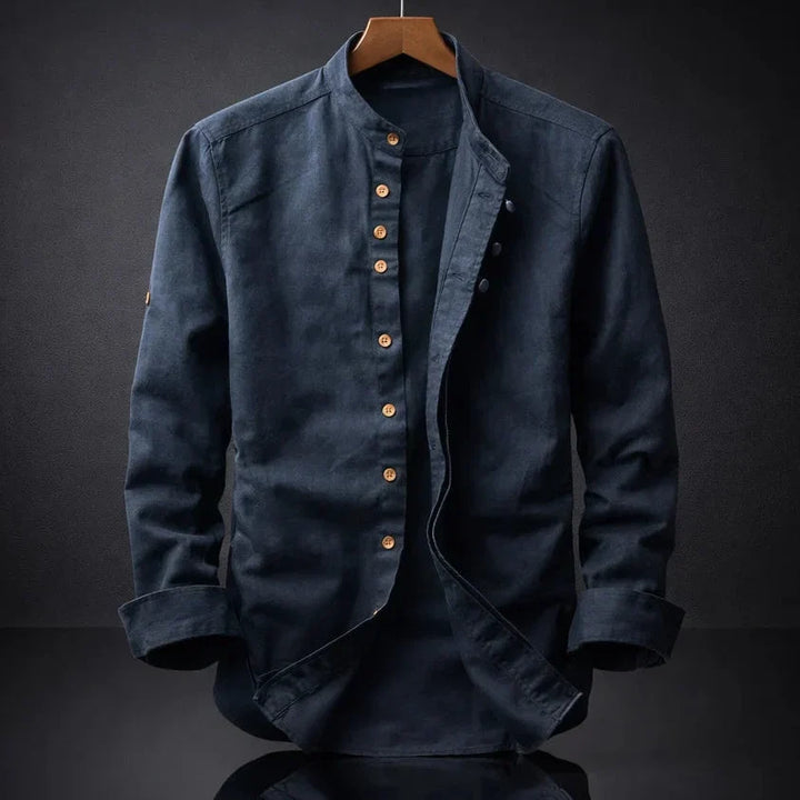BRYNOUVELLE | Chemise Homme à Col Montant