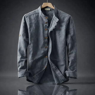 BRYNOUVELLE | Chemise Homme à Col Montant