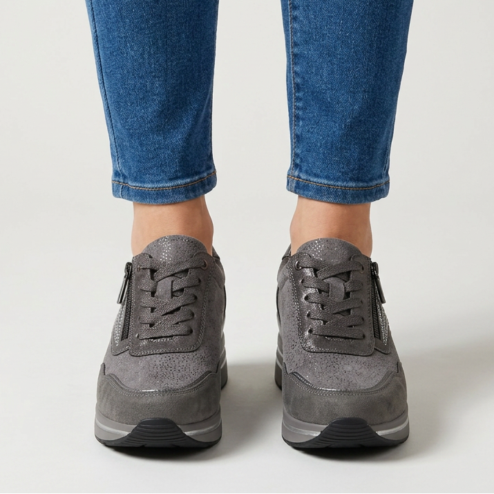 Tosca - Baskets confortables pour femme avec compensée