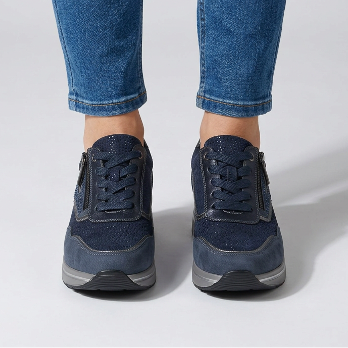 Tosca - Baskets confortables pour femme avec compensée
