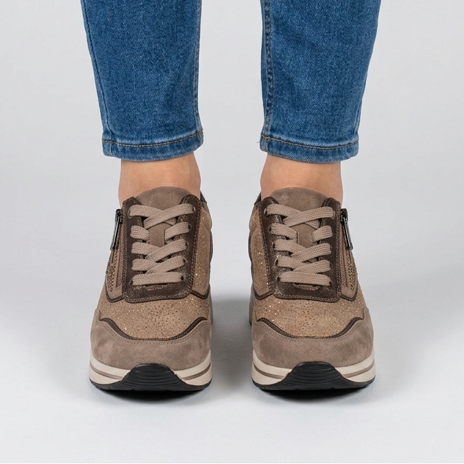 Tosca - Baskets confortables pour femme avec compensée