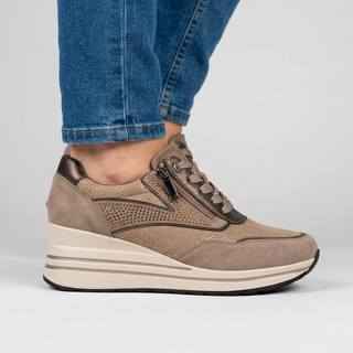 Tosca - Baskets confortables pour femme avec compensée