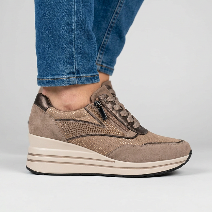 Tosca - Baskets confortables pour femme avec compensée
