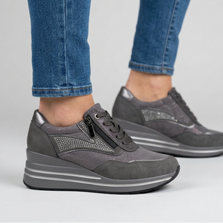 Tosca - Baskets confortables pour femme avec compensée
