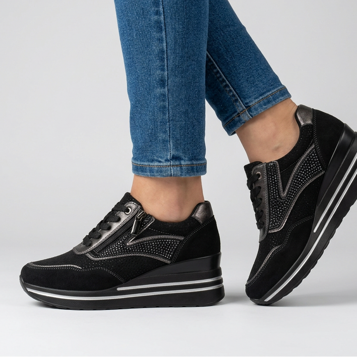 Tosca - Baskets confortables pour femme avec compensée