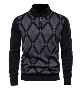 Sander | Pull homme à demi-zip