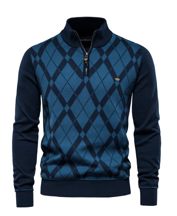 Sander | Pull homme à demi-zip
