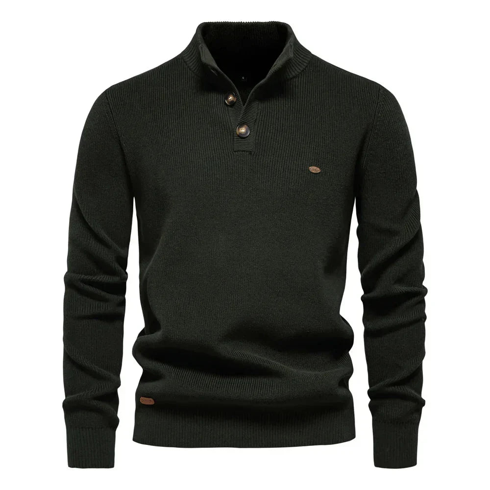 Michiel | Pull pour hommes avec motif de boutons