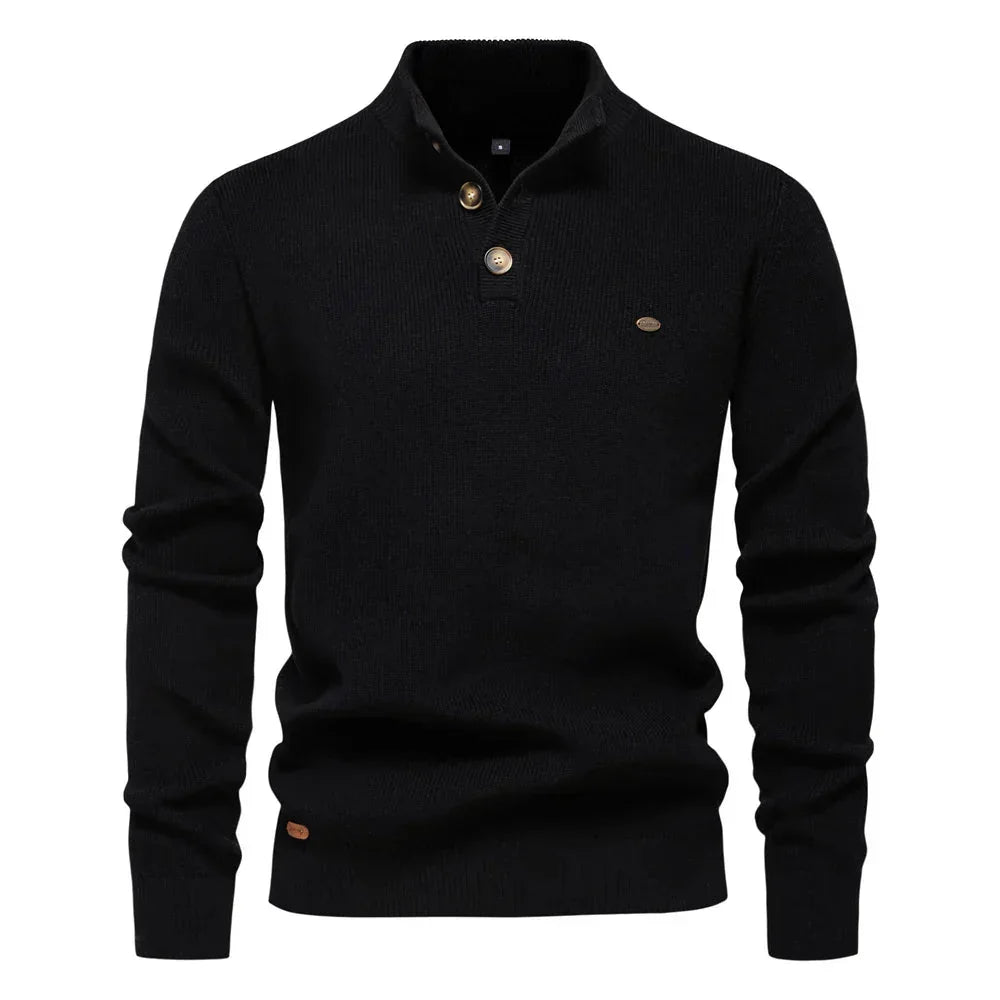 Michiel | Pull pour hommes avec motif de boutons
