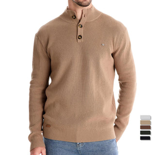 Michiel | Pull pour hommes avec motif de boutons