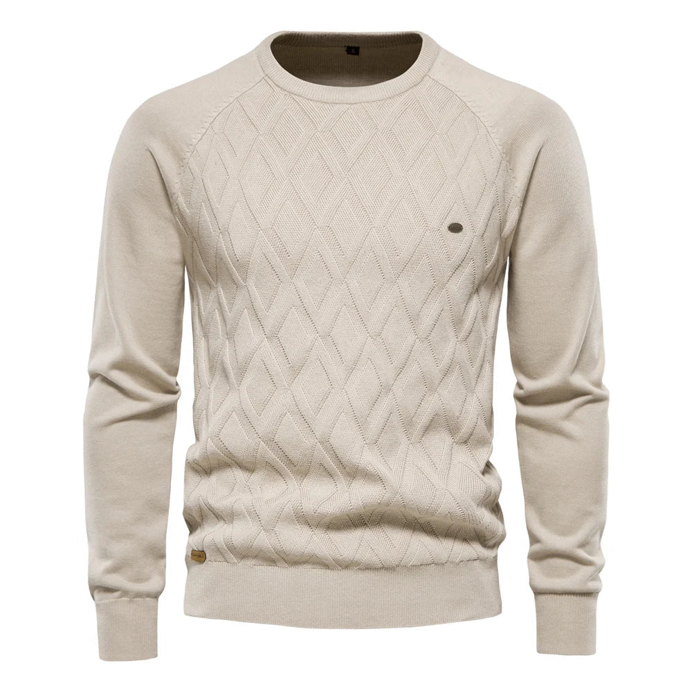 Daniel | Pull homme à motif écossais