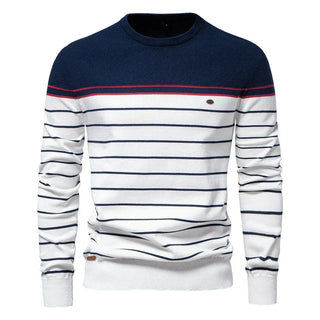 Sebastian | Pull pour hommes avec design rayé