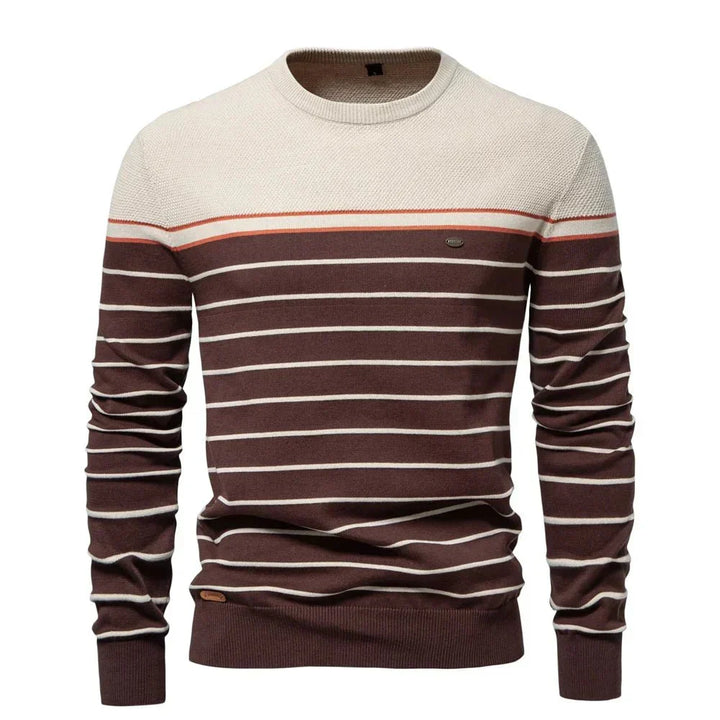 Sebastian | Pull pour hommes avec design rayé