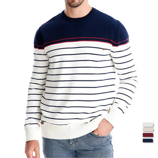 Sebastian | Pull pour hommes avec design rayé