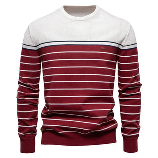 Sebastian | Pull pour hommes avec design rayé