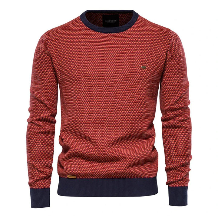 Julius | Pull pour hommes avec motif losanges