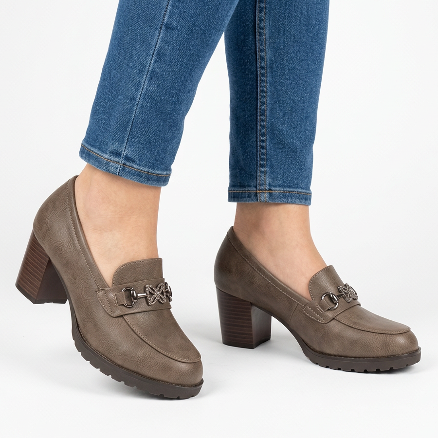Veronica - Mocassin confortable avec talon