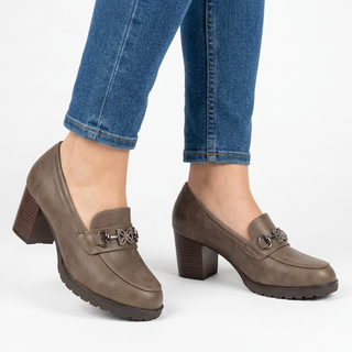 Veronica - Mocassin confortable avec talon