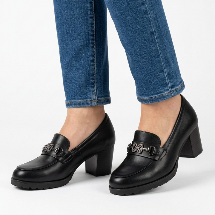 Veronica - Mocassin confortable avec talon