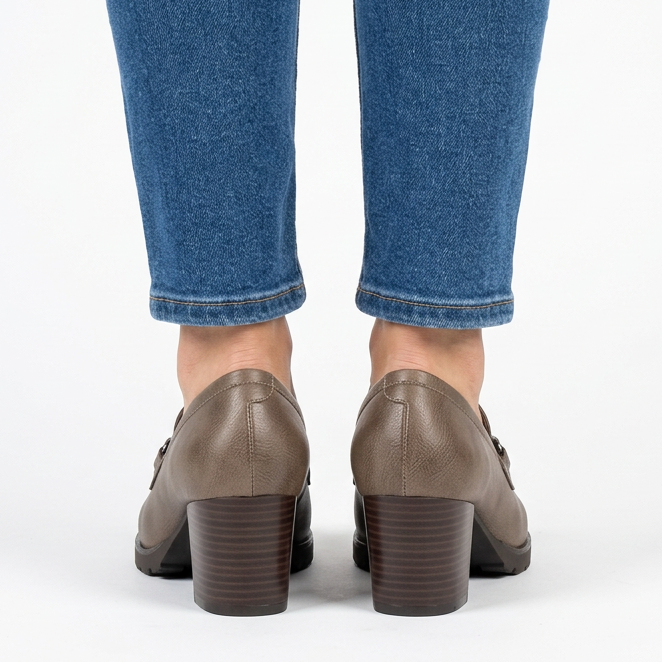 Veronica - Mocassin confortable avec talon