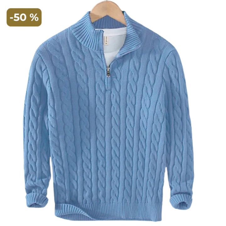 Jürgen | PULLOVER À ZIP QUART DE ZIP