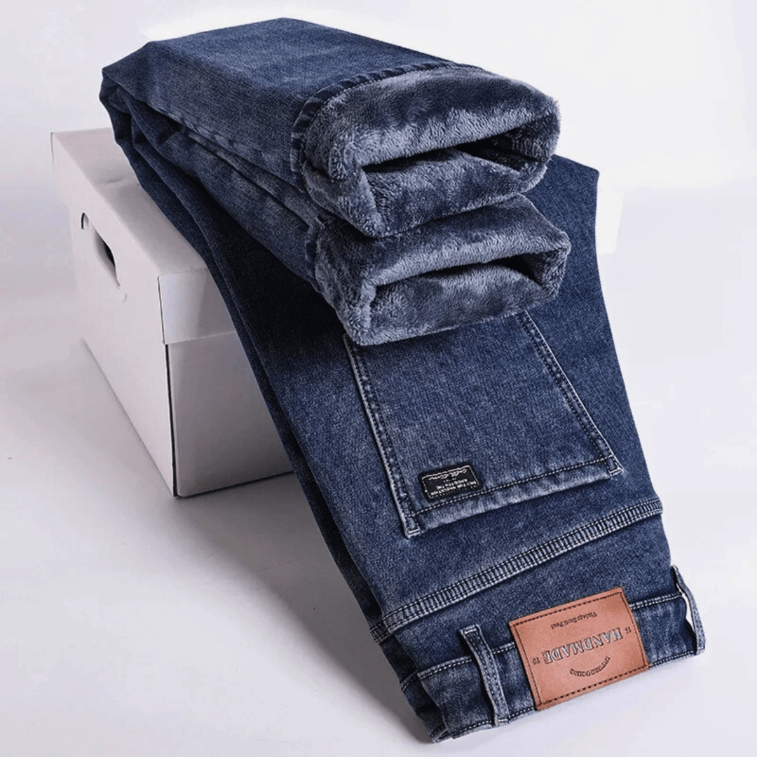 BRYNOUVELLE | PANTALON EN DENIM THERMIQUE