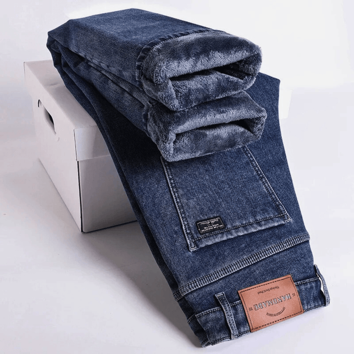BRYNOUVELLE | PANTALON EN DENIM THERMIQUE