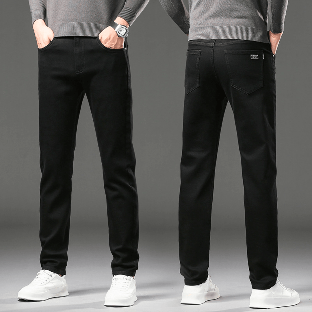 BRYNOUVELLE | PANTALON EN DENIM THERMIQUE