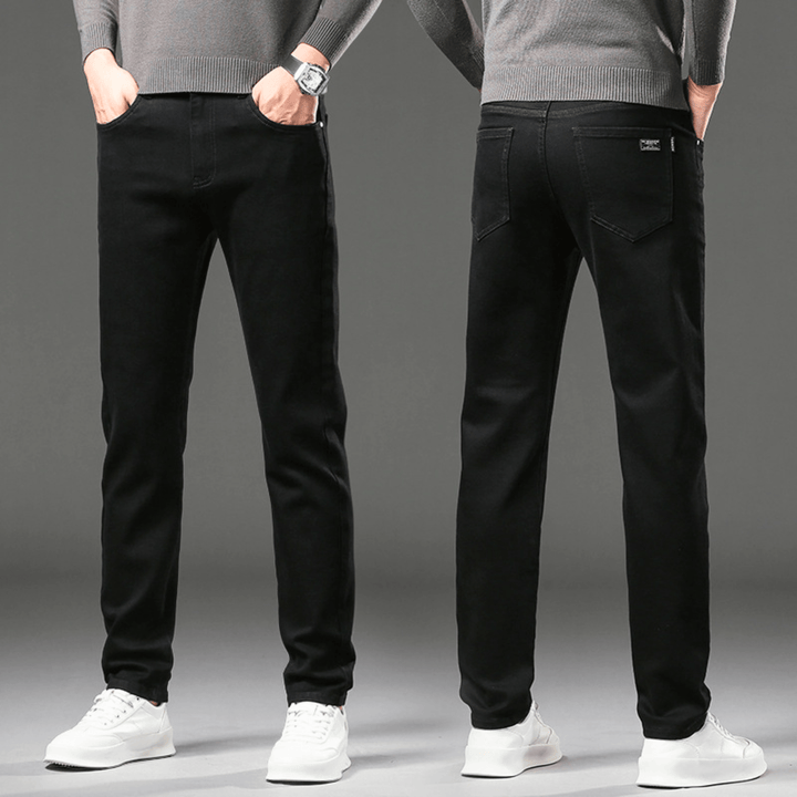 BRYNOUVELLE | PANTALON EN DENIM THERMIQUE