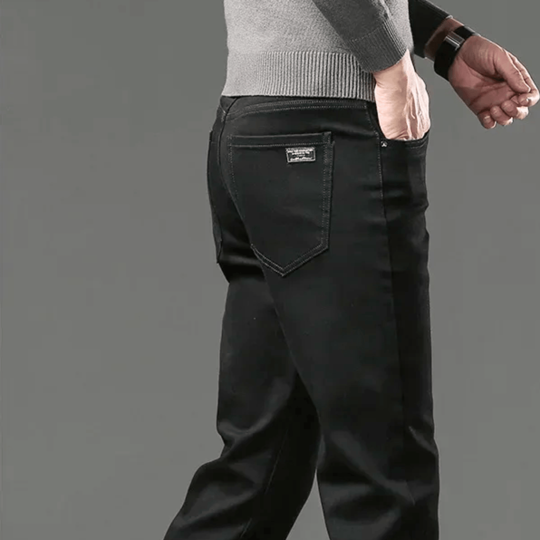 BRYNOUVELLE | PANTALON EN DENIM THERMIQUE