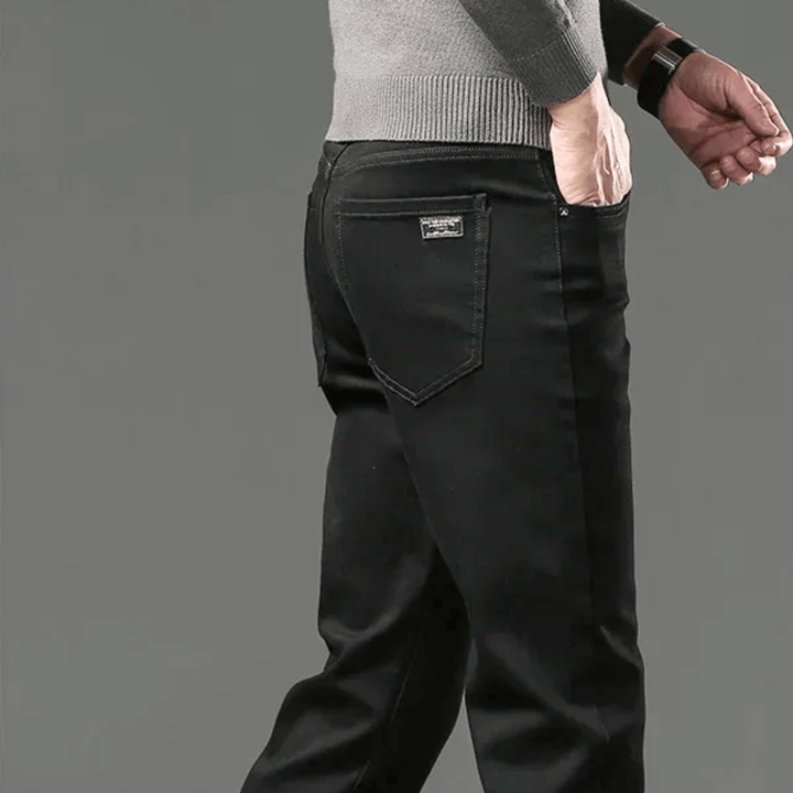 BRYNOUVELLE | PANTALON EN DENIM THERMIQUE