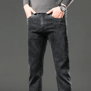 BRYNOUVELLE | PANTALON EN DENIM THERMIQUE