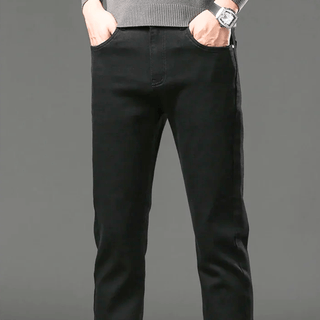 BRYNOUVELLE | PANTALON EN DENIM THERMIQUE