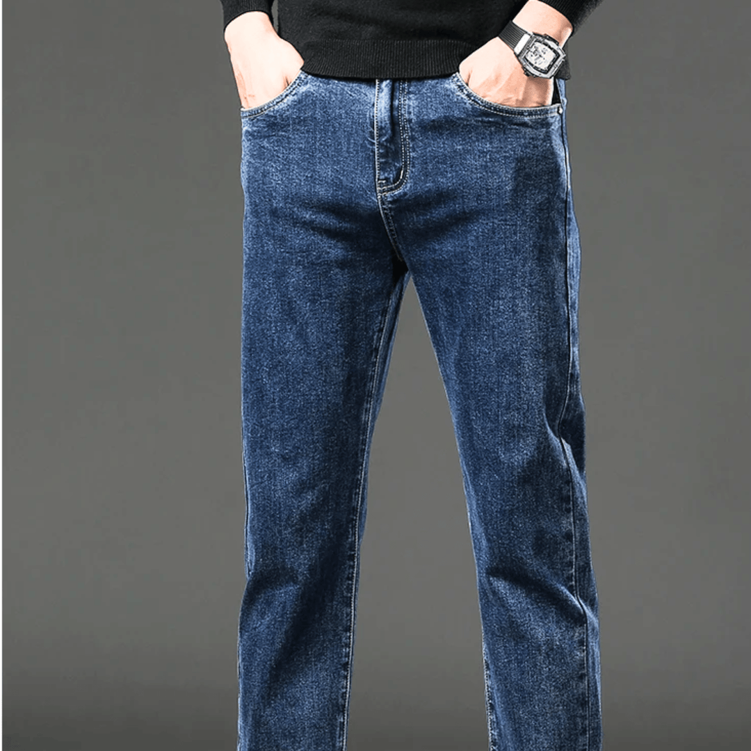 BRYNOUVELLE | PANTALON EN DENIM THERMIQUE