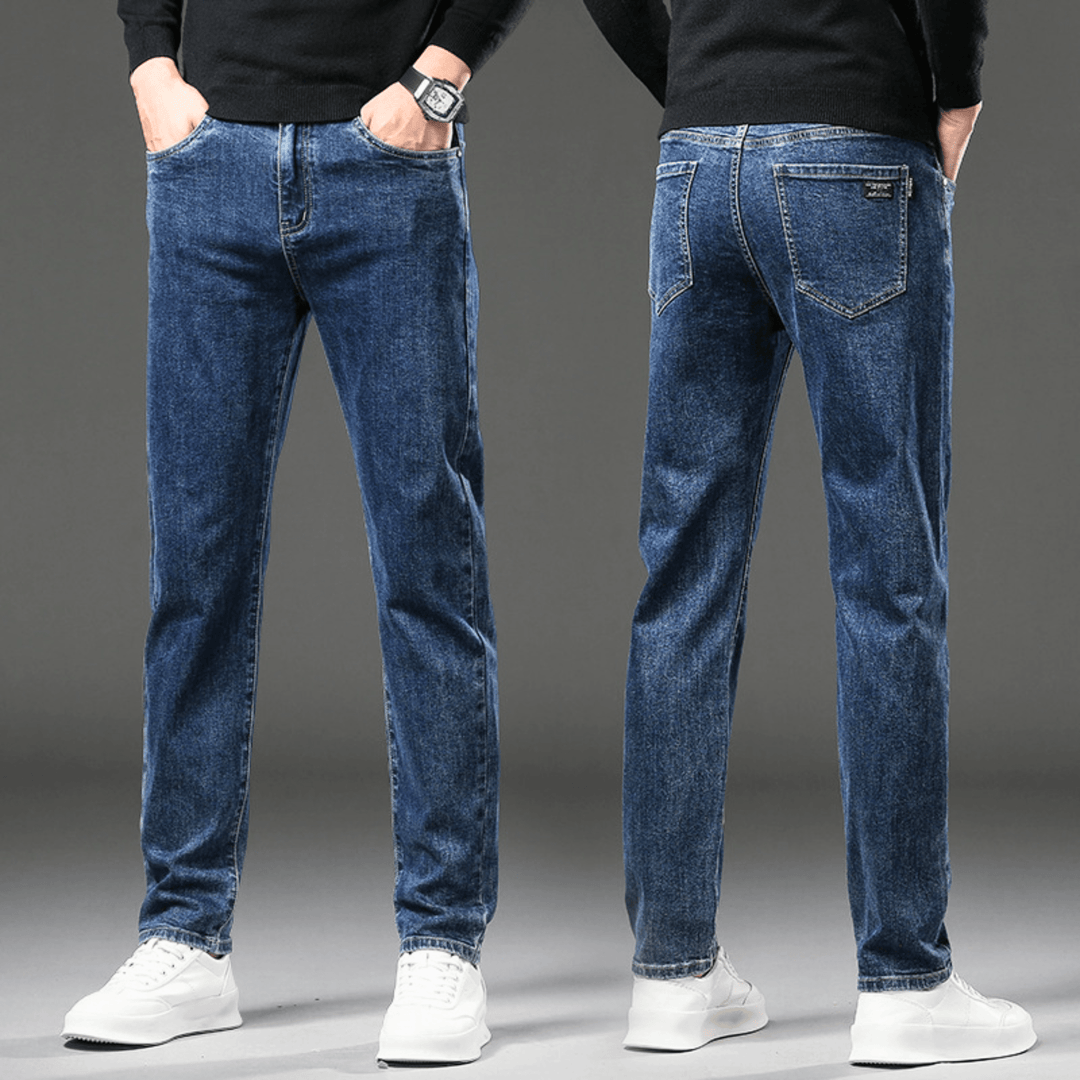 BRYNOUVELLE | PANTALON EN DENIM THERMIQUE